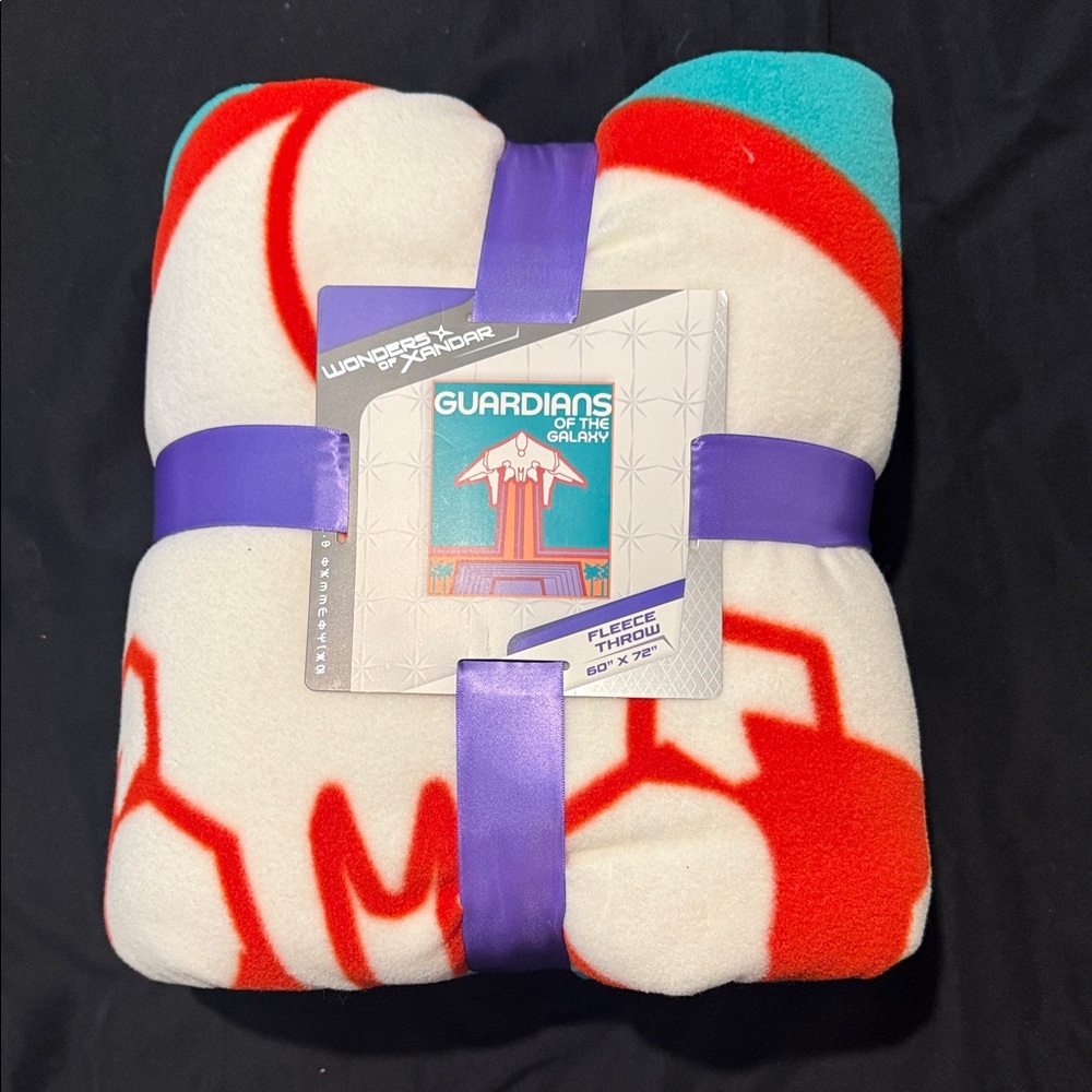 Disney Marvel guardians of the galaxy fleece blanket NWT